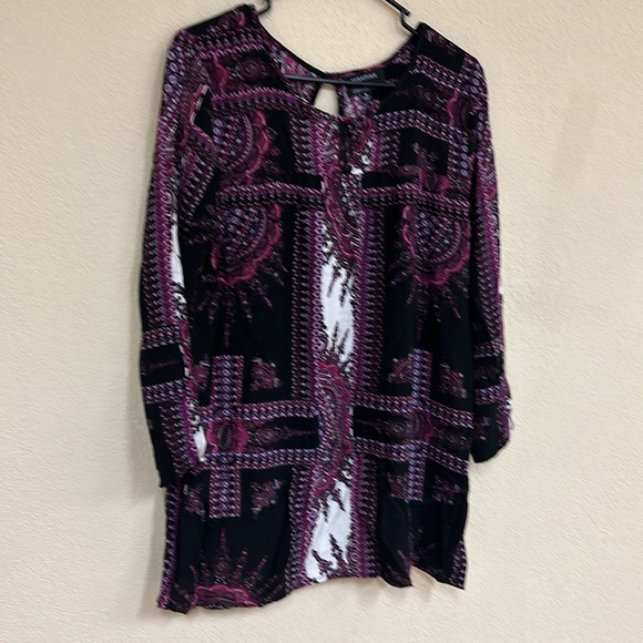 Mink Pink x Urban Outfitters womans Purple Black mini Dress M - Picture 4 of 6